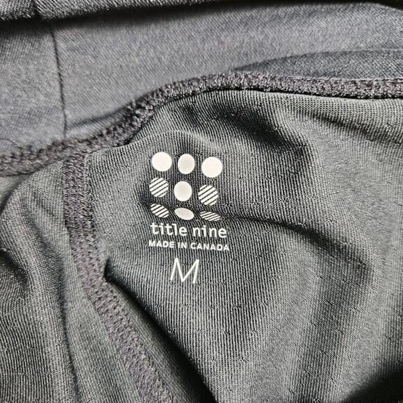 Title Nine Dream Skort Women’s M Black Athletic Skirt Built In Shorts Activewear - Picture 4 of 6